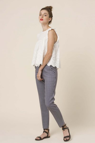 Vichy Gingham Trousers