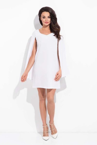 White cape dress 7