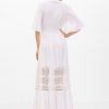 White Sisly Smock Spring Dress - Image 2