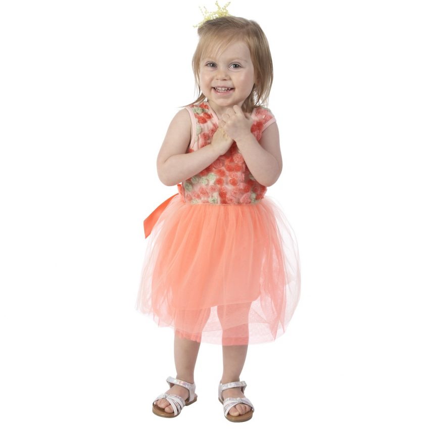Andy & Evan Tulle Flower Dress