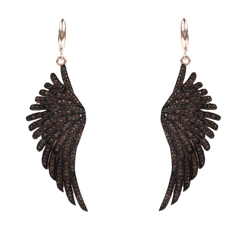 Feathered Angel Wing Earrings