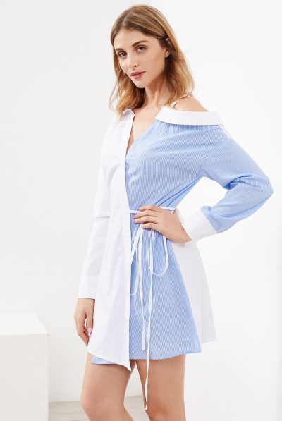 asymeetricla shirt dres top