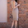 Mocca Belted Tie Dress - Other Colours Available - Image 2