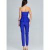 Pattern Blue Corset Jumpsuit - Image 2