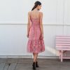 Pink Buttons Leila Spring Dress - Image 2