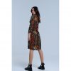Floral Midi Wrap Dress - Image 3