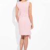 Punch Pink Asymmetrical Dress - Image 3