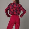 Flowers V-neck Body Top - Image 2