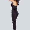 Black Spike Halter Neck Jumpsuit - Image 2