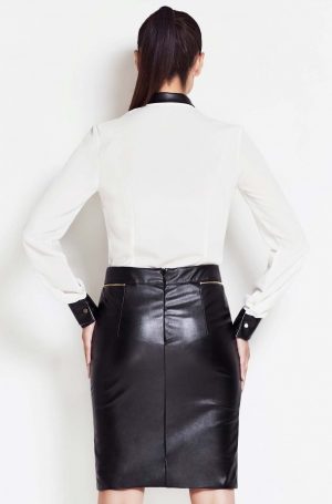 back of leather skirt 678