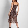 Leopard Print Asymmetrical Dress - Image 2