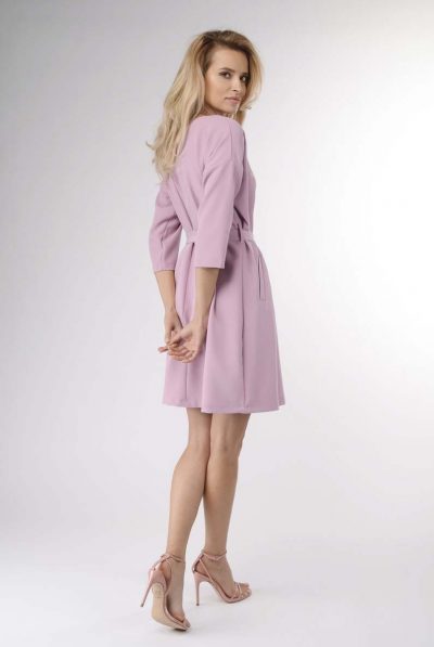 back of lilac dress