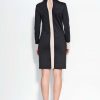 Black & Beige Contrasting Dress - Image 2