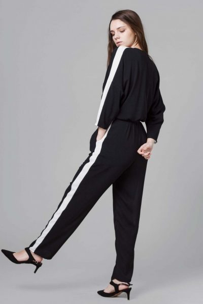 back of moonchrome lux jumpsuit