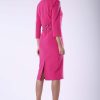 Pink Pencil Leopard Dress - Image 2