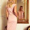 Pastel Pink Pencil Dress- Other Colours Available - Image 2