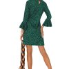 Wide Sleeves Polka Dot Dress - Various Colours - Image 2