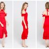 Red Rosetta Dress - Image 2