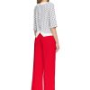 Red Wide Leg Trousers - Image 2