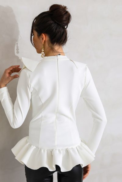 back of white plunge top 6789