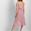 Lilac Chiffon Ruffle Dress - Image 2