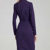 Purple Keyhole Midi Dress - Image 2