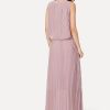 Pink Pleated Maxi Dress - Image 2