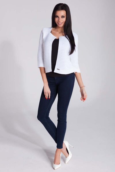 White Bomber Jacket
