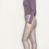 Beige Faux Leather Trousers - Image 3