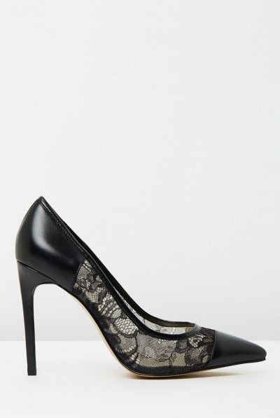 Izoa Lacey Heels Black