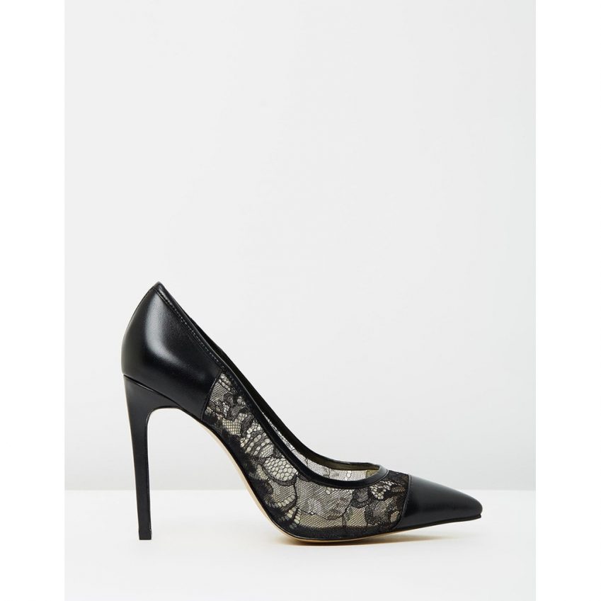 Izoa Lacey Heels Black