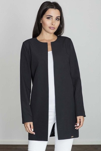 Black Long-line Blazer - Other colours available