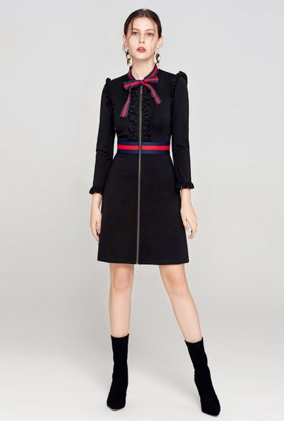 Black & Beau Bow Tied Dress