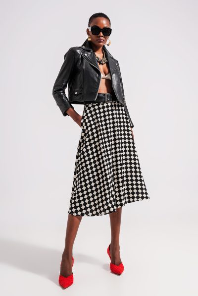 Checker- Board Skirt