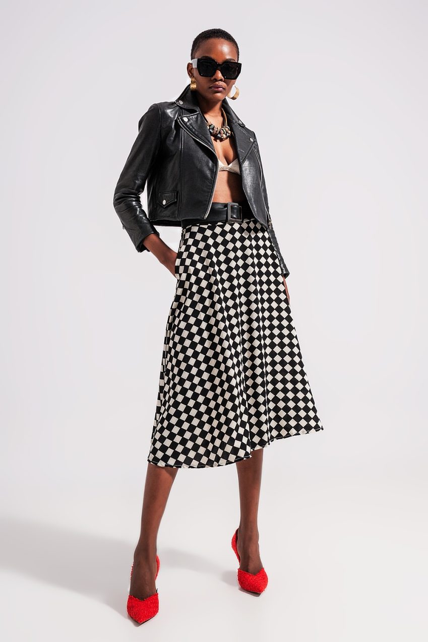 Checker- Board Skirt