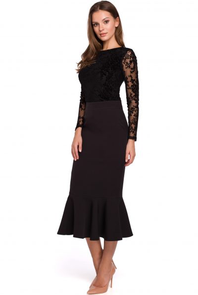 Black Mermaid Fishtail Skirt -Various Colours