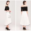 Empress Monochrome Ruffles Dress - Image 2