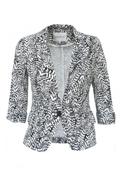 Black & White Print Jacket
