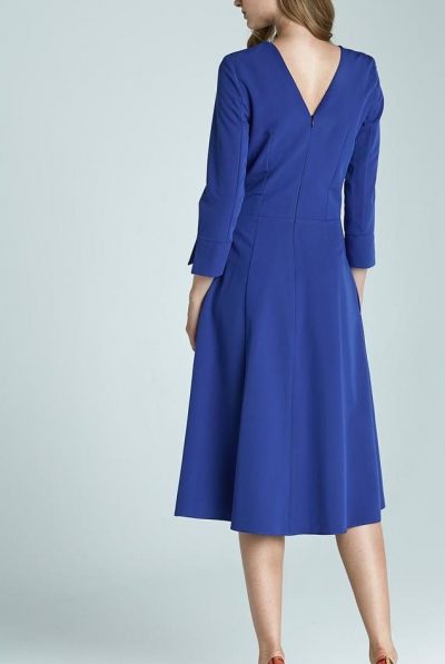 blue dress with pockets 5