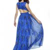 Blue Maxi Goddess Dress - Image 2