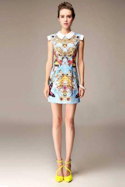 Waterfall Butterfly Dress