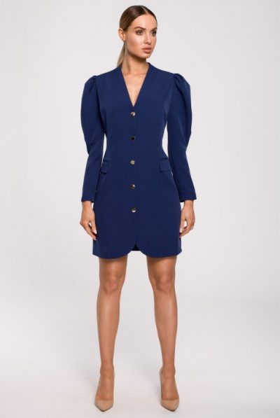 Puff Sleeve Blazer Dress - Various Colours