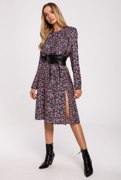 Floral Autumnal Marot Dress