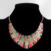 Colorful Shining Bib Collar Necklace - Image 2