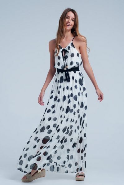 Polka Dot Maxi Dress