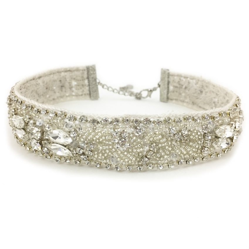 Kristin Perry Crystal Rhinestone Choker