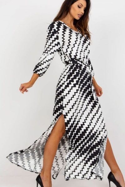 Lana Monochrome Maxi Dress