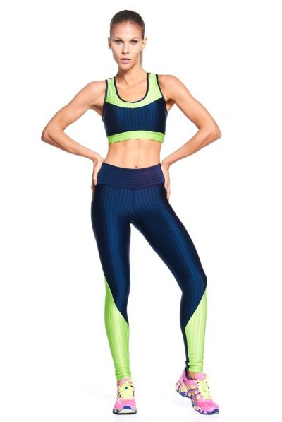 Romance USA Navy 3D Disco Legging