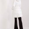 White Padded Quilted Jacket - Image 2