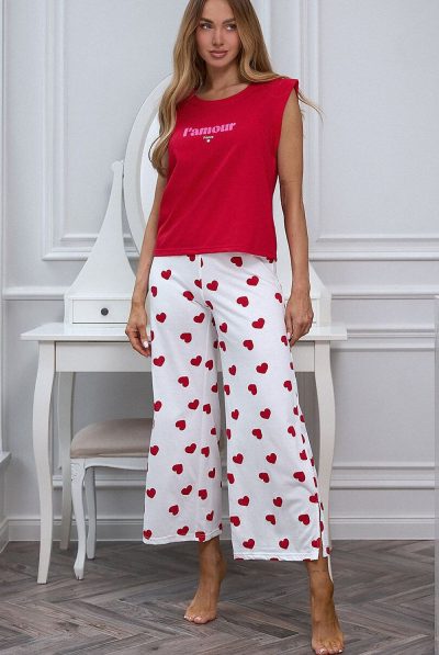 Pure Heart Pajama Set